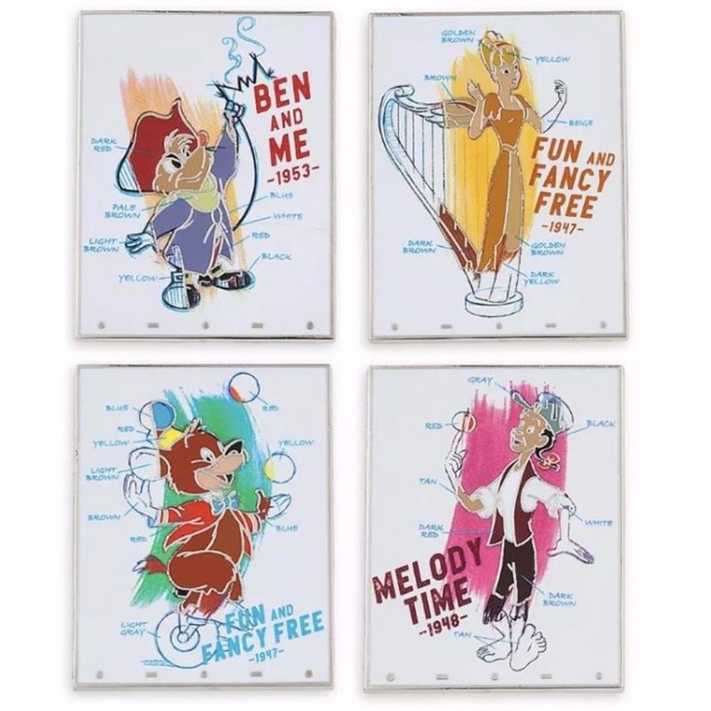 Disney Parks Pin Set - Ink & Paint Collectable - Picture 2 of 2